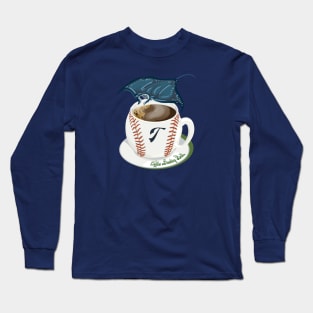 Coffee Breaking Ball Manta Ray withT! Long Sleeve T-Shirt